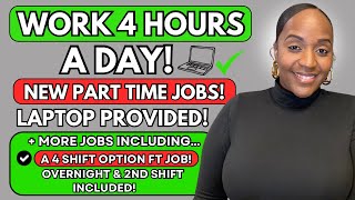 🙌🏾 WORK PART TIME 4 HOURS A DAY  A 4 SHIFT OPTION JOB OVERNIGHT INCLUDED WORK FROM HOME JOB 2024 [upl. by Becker]