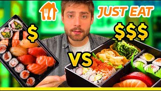 SUSHI ECONOMICO vs COSTOSO su JUST EAT [upl. by Gyatt]