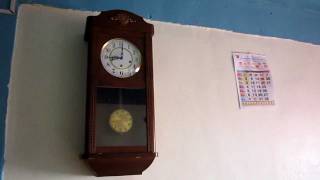 Jauch Triple Chime Wall Clock Plays Whittington St Michael And Westminster [upl. by Geof447]