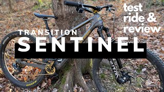 Transition Sentinel Test Ride amp Review  First Ride on a Coil Shock [upl. by Peri]