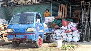 Use Trucks To Transport Sawdust Bags And Rescue Truck With Engine Failure On The Road [upl. by Nnylireg199]