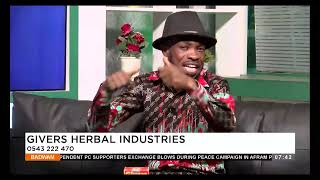 Givers Herbal Industries  Badwam Afisem on Adom TV 261124 [upl. by Norri]