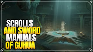 Scrolls and Sword Manuals of Guhua  World Quests amp Puzzles 【Genshin Impact】 [upl. by Zeeba366]