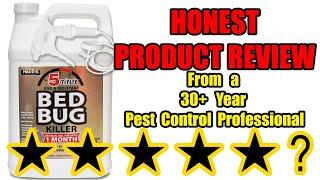 Harris 5 Minute Bed Bug Killer  Product Review [upl. by Kuebbing479]