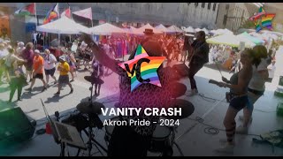 VIDEO Vanity Crash at Akron Pride 2024 [upl. by Ellehcin]