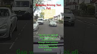 Bromley Driving test fail chillswheels drivingfails drivingtestfail drivingschool bromley [upl. by Alyssa]