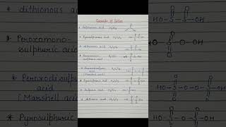 Oxoacids of sulphurp block elementsChemistry for htet pgt tgt exams [upl. by Cartan857]