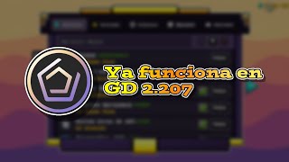 Ya funcionan Algunos mods de Geode en Geometry Dash 2207 [upl. by Conall]