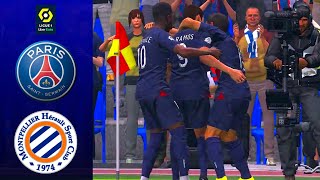 PSG vs Montpellier 60 Résumé et Buts  Ligue 1 2425 [upl. by Yrrad955]