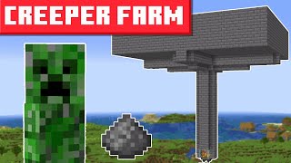 Minecraft Creeper Farm 1202  BEST DESIGN [upl. by Tioneb]