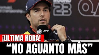 CHECO PÉREZ ESTALLA TRAS LIBRES 1 GP QATAR F1 EN SHOCK [upl. by Aseram]