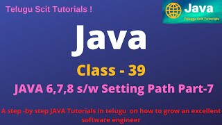 Javaclass 39JAVA Setting Path in EditPlusJava Tutorial for Beginners  in Telugu and English [upl. by Wes]