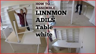 IKEA ADILSLINNMON Table assembly [upl. by Noreen104]