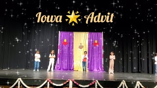 Advit  Iowa Diwali Celebrations 2024 [upl. by Echikson109]