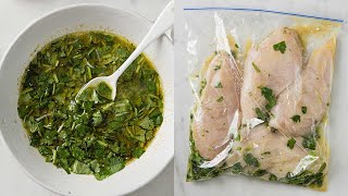 Quick Cilantro Lime Chicken Marinade [upl. by Yendor]