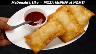 Pizza McPuff  Mcdonalds Style Pizza Puff Recipe at Home  Crispy CookingShooking [upl. by Malva]