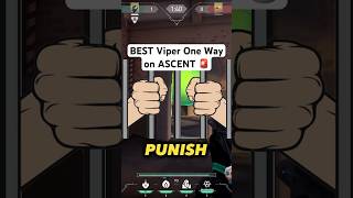 BEST Viper One Ways for Ascent Immortal Tips valorant [upl. by Esnahc]