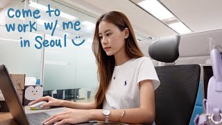 weekly vlog 🌈 come to work w me coex starfield library garosugil cafe international giveaway [upl. by Aerdna120]