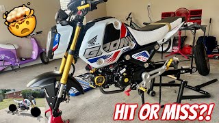 Worlds 1st Stretched 2022 Honda Grom SP With White Wall Tires [upl. by Sherlock]