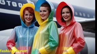 Graceful colourful trendy raincoats fashionforever [upl. by Lhary]