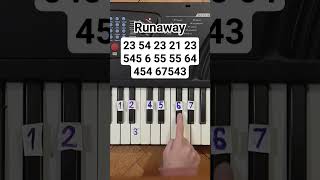 Runaway Piano Tutorial [upl. by Varuag]