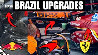 What Every F1 Team Has Upgraded Or Brought To The Brazil GP [upl. by Ahsetan]