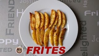 Des FRITES croustillantes et dorées la recette sans friteuse [upl. by Darom]