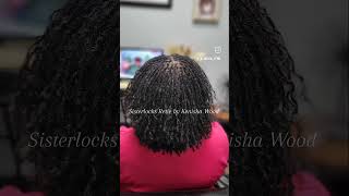 Sisterlocks Retie  Sisterlocks Journey  18 months of Flourishing Sisterlocks Sisterlocks [upl. by Imarej]