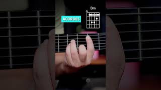 Acorde de Si Menor Bm en GUITARRA Acústica shorts guitarep acordesguitarra [upl. by Ennaeel]