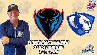 DePaul vs Eastern Illinois 111924 Free College Basketball Picks and Predictions  NCAAB Pick [upl. by Michelle]