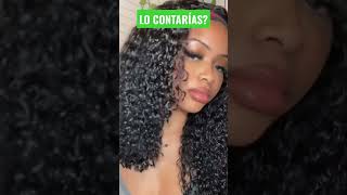 Pelucas rizada de pelo natural 💚 lacewigs pelohumano pelucasnaturales [upl. by Albin]