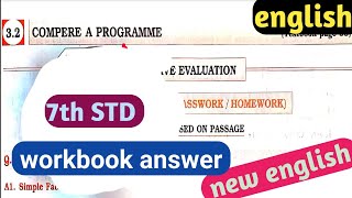 Class 7 English Chapter 32 compare a programme Workbook 7th STD english ch 32 compare a programme [upl. by Nnyltiak636]