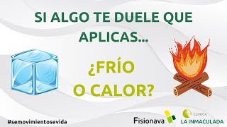 APLICAR FRÍO O CALOR PARA DOLOR MUSCULAR Y DEMÁS LESIONES [upl. by Naus170]