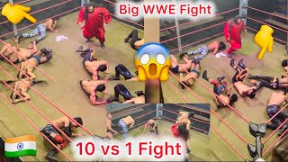 World Strongest Man Vs 10 Wrestlers  Fight😱 [upl. by Tabbi]