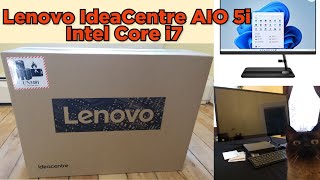 Unboxing and Set up Lenovo IdeaCentre AIO 5i  Intel Core i7 [upl. by Lehrer]