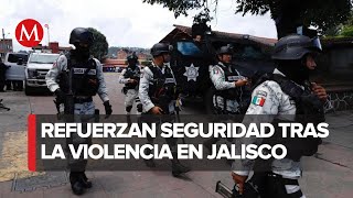 Se lleva a cabo operativo de seguridad por enfrentamientos en Ocotlán Jalisco [upl. by Patricia768]