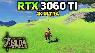 Zelda Breath of the Wild on RTX 3060 Ti  4K ULTRA Cemu Emulator [upl. by Okiek]