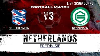 SC Heerenveen vs Groningen NETHERLANDS Eredivisie LIVESCORE [upl. by Htebazil192]