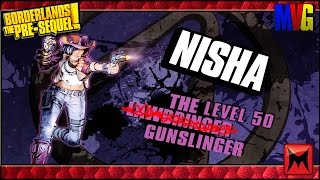 Borderlands TPS Level 50 Gunslinger Nisha Game Save Download [upl. by Player]