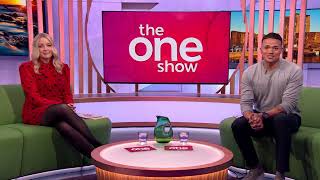 Lauren Laverne  Pantyhose The One Show 20Mar2024 [upl. by Feetal]