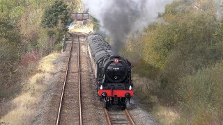 LMS 46100 Royal Scot  Pennine Moors Express  211023 [upl. by Ledoux]