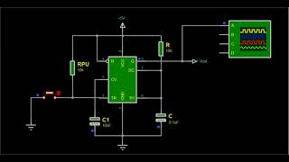 Monostable 555 Timer Animation [upl. by Bobbette]