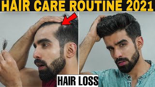 AFFORDABLE HAIR CARE ROUTINE for HAIR LOSS amp DANDRUFF HAIR FALL SOLUTION  HAIR THINNING HINDI [upl. by Aristotle]