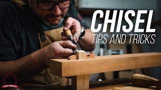 How to Use a Chisel Tips and Tricks for the Beginner to Intermediate Woodworker [upl. by Alekram]