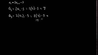 PreCalc Section 91 Sequences and Series [upl. by Ailimat]