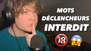 ASMR MOTS DÉCLENCHEURS INTERDITS 1000 de chance de s’endormir au premier [upl. by Hsirehc]