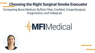 Choosing the Right Surgical Smoke Evacuator Comparing Bovie Buffalo Filter ConMed and more [upl. by Aynot403]