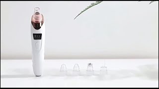 5 in 1 Electric Rechargeable Black Head Remover Machine Acne Oil Vacuum Suction Face Pore Cleaner [upl. by Bakki24]