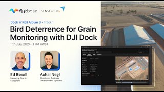 🔴LIVE Case Study Bird Deterrence for Grain Monitoring with DJI Dock [upl. by Etterb962]