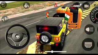 Dollar Song Modified Mahindra Green 💚 Thar👿  Indian Cars Simulator 3D Android Game is Live [upl. by Tessa]